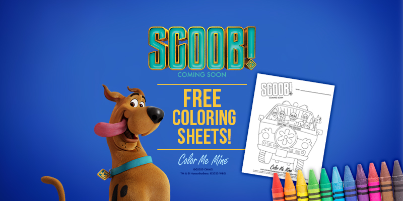 FREE SCOOB Coloring Sheets! – Santa Monica