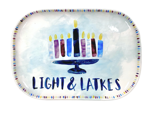 Santa Monica Hanukkah Light & Latkes Platter