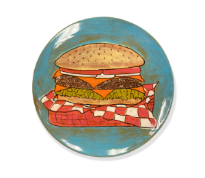 Santa Monica Hamburger Plate