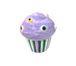 Santa Monica Eyeball Cupcake