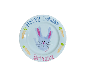 Santa Monica Easter Bunny Plate