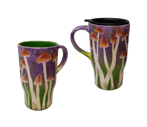 Santa Monica Mushroom Mugs