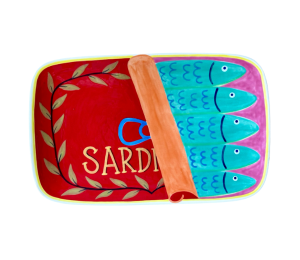 Santa Monica Sardines Dinner Plate