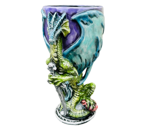 Santa Monica Antique Dragon Goblet